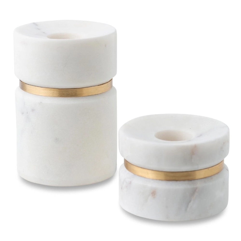 Cork & Mill ♥️ Taper Candle Holders for Candlesticks, Set of 2